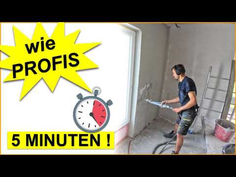 Das GEHEIMNIS der Profis: Perfekt Verputzen in 5 Minuten!