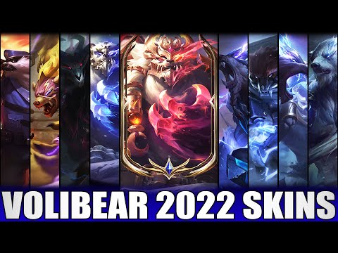 ALL VOLIBEAR SKINS 2022 - Including Duality Dragon Volibear
