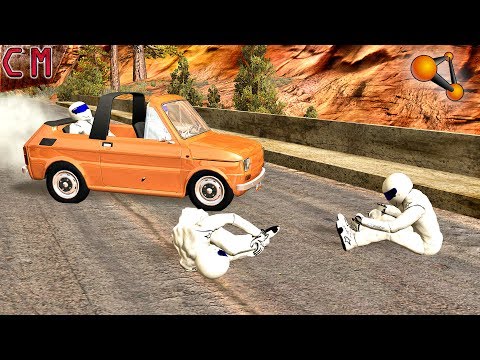 Stiggy mad crashes (Stig crushes) BeamNG Drive