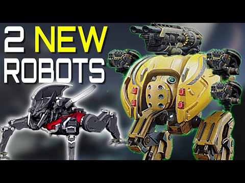 NEW Steel Tank ANGLER Robot Creates Electric Storms... AND NEW Spider Robot... | War Robots