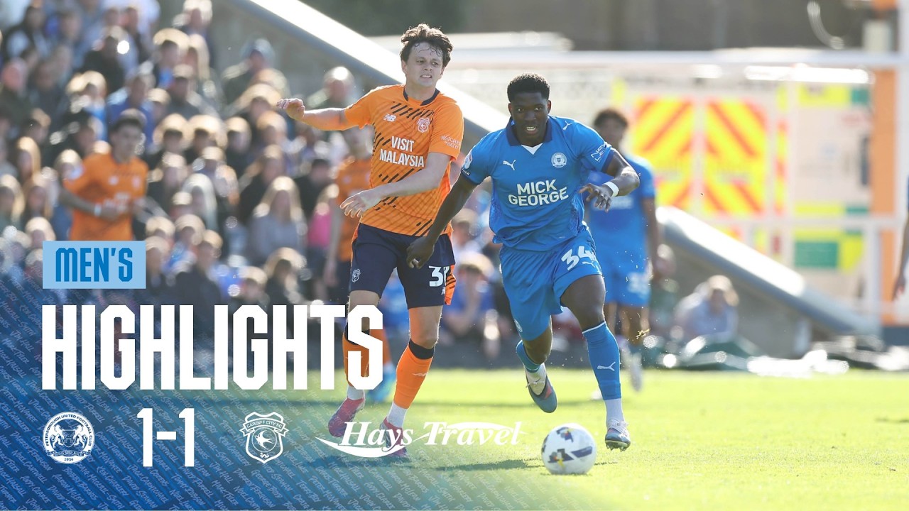 Peterborough United vs Cardiff City Highlights