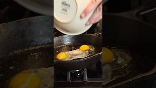🛑  Stop sticking Eggs |Cast Iron Eggs #cooking #eggs #castironskillet