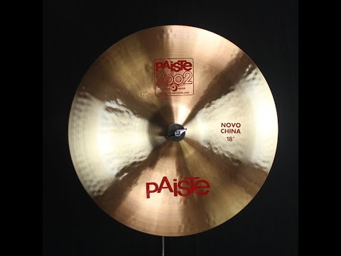 Paiste 18" 2002 Novo China - 1281g (video demo) image 2