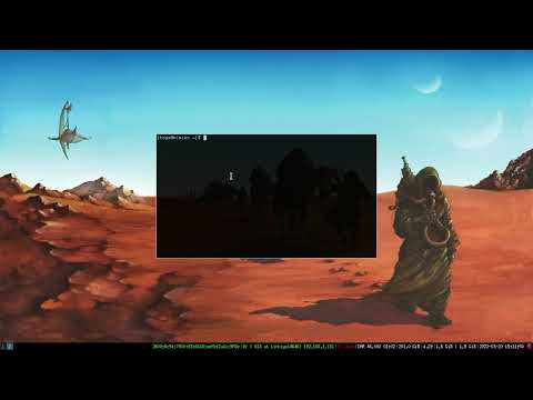 hacker in anonymous computing on arch linux