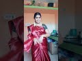 Satin Silk Saree Red 3