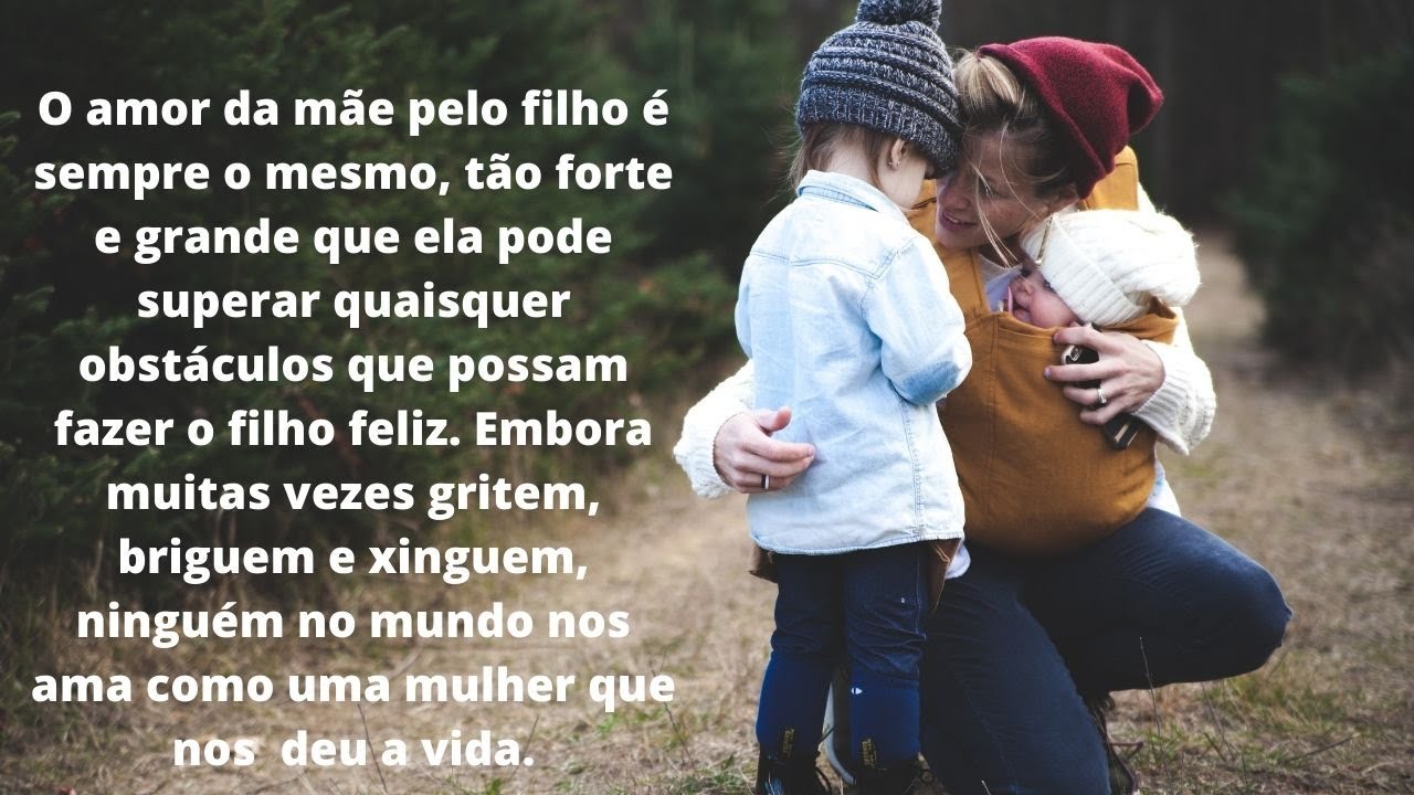 ? O AMOR DE MÃE O MAIS PURO E VERDADEIRO AMOR SINCERO