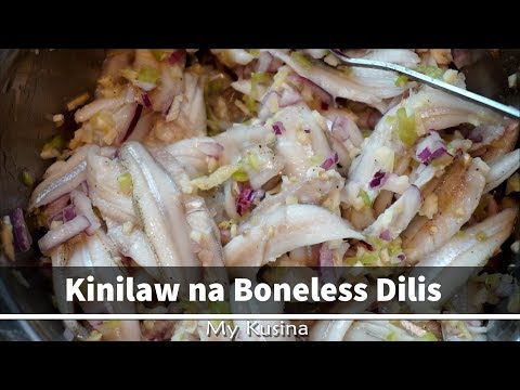 Kinilaw na Boneless Dilis