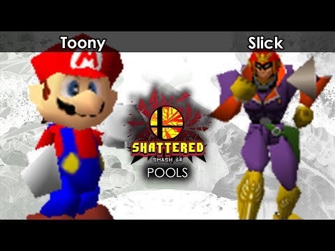 Smash 64: Toony (Mario) V Slick (Captain Falcon) - Shattered 99 Tournament SSB64