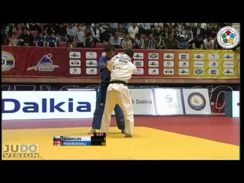Judo Grand Slam Baku 2013: Yakub SHAMILOV (RUS) - Tristan PEIKRISHVILI (GEO) Bronze [-66kg]