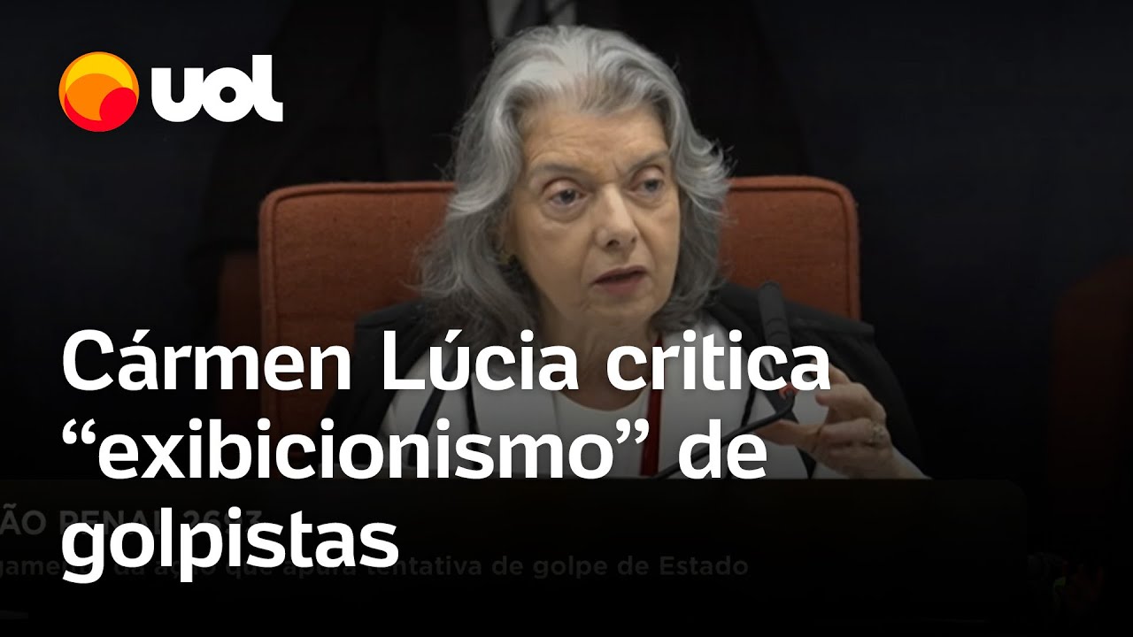 Cármen Lúcia critica 'exibicionismo' de golpistas e fala em 'silêncio ditatorial' durante julgamento