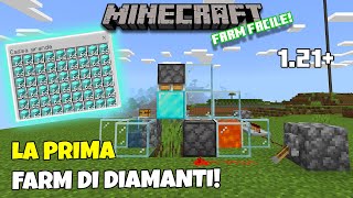 La PRIMA FARM di DIAMANTI FUNZIONANTE per BEDROCK EDITION 100% REAL || MINECRAFT ITA