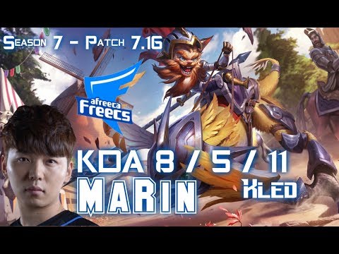AFs MaRin KLED vs LUCIAN Top - Patch 7.16 KR Ranked