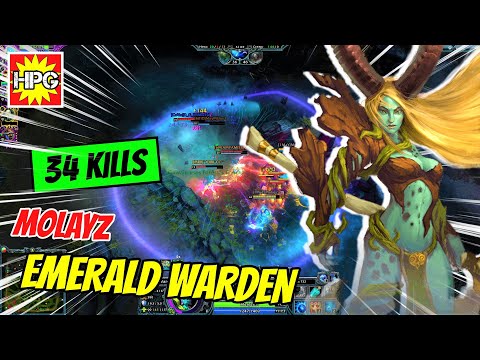HON EMERALD WARDEN GAMEPLAY | Molayz | Diamond - CM