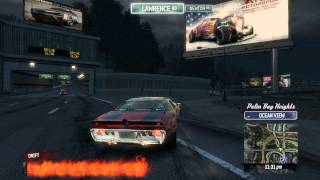 Burnout Paradise driving around in the Carson Annihilator