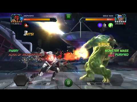 Where's Your Unstopabbles Moleman guy? Rank 3 mephisto going hamm on moleman's ... - mcoc