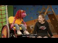 Sivan The Muppet From Sesame Street Visits Beit Issie Shapiro