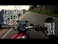 Triumph Speed 400 Pure Riding Sound Cinematic POV 4k
