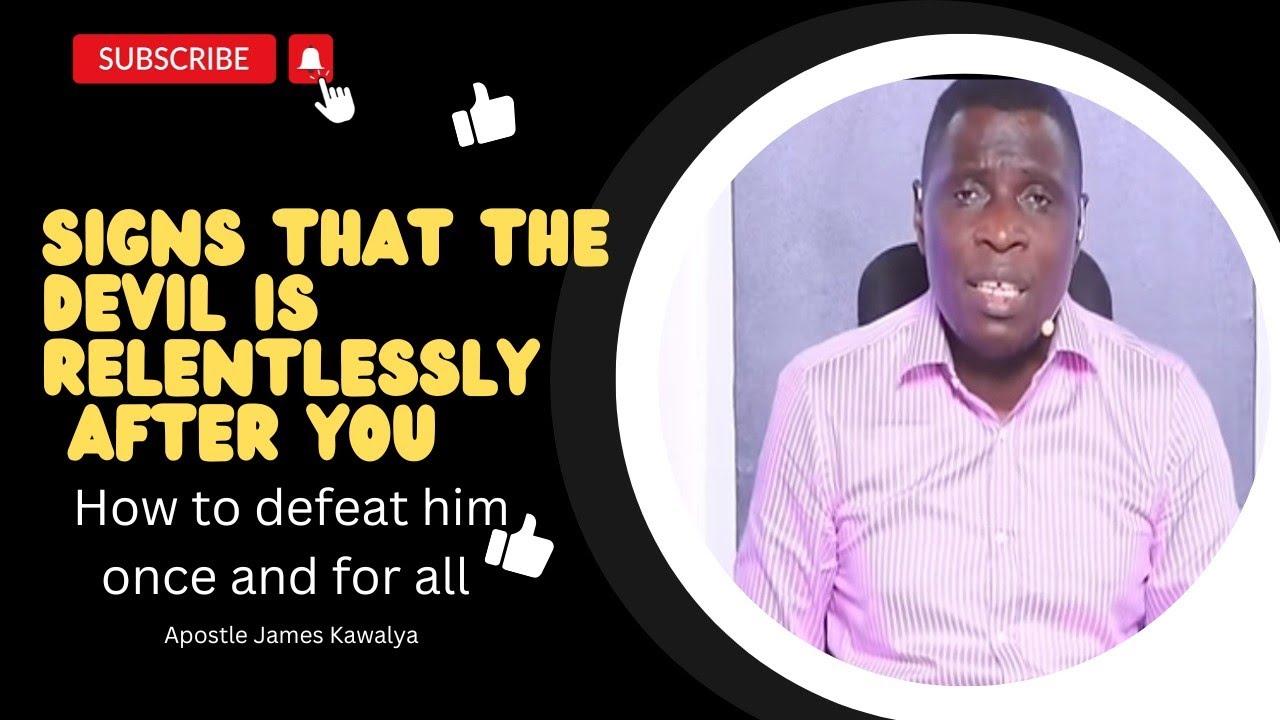 The devil always attacks when you're about to be promoted -Apostle James Kawalya