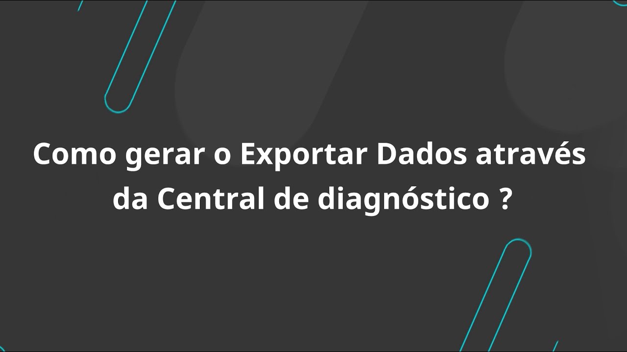 How To | SIGAFAT - Gerar o Exportar Dados (Central Diagnostico) #TOTVS_Backoffice_Linha_Protheus