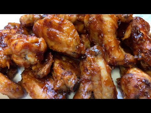 HOW TO MAKE CRISPY/FALL OFF THE BONE AIRFRYER CHICKEN WINGS | POWER XL AIRFRYER GRILL | JKMCraveTV