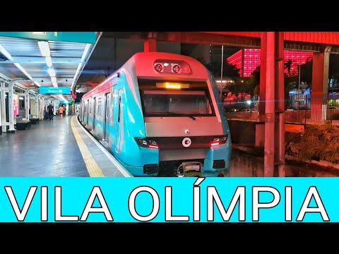 Via mobilidade | Movimentações de trens na estação Vila Olímpia #389(4K)#04