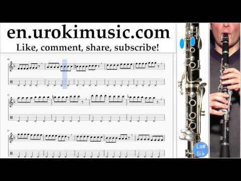 How to Play Clarinet Pharrell Williams - Happy Part#1 Melody School Learn Class Course Tutorial