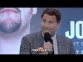EDDIE HEARN FIRES BACK AT FAKE NEWS "ANDY RUIZ JR HAS SIGNED FOR JOSHUA REMATCH!"