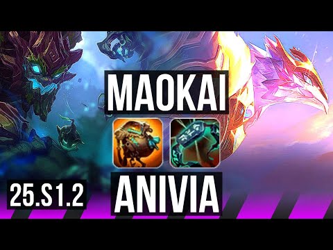 MAOKAI & Ashe vs ANIVIA & Ezreal (SUP) | KR Master | 25.S1.2