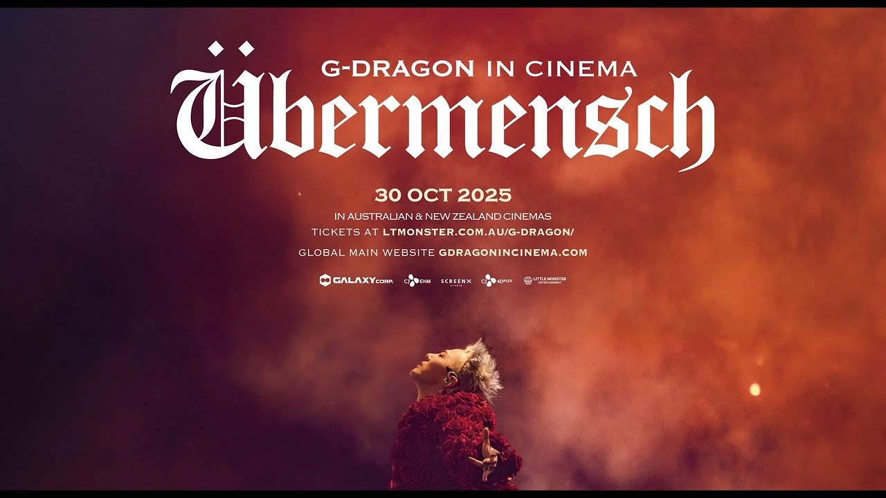 G-DRAGON IN CINEMA [Übermensch] ｜Teaser Trailer | 30 Oct 2025 in AU, NZ & FIJI CINEMAS