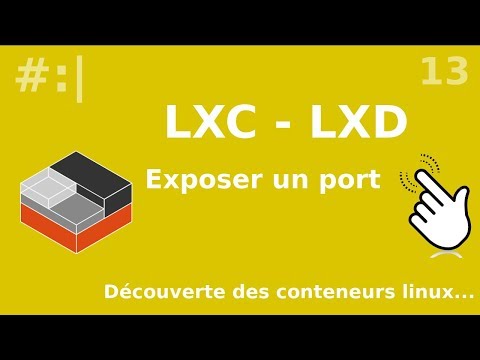 LXC LXD 13 Exposition de ports