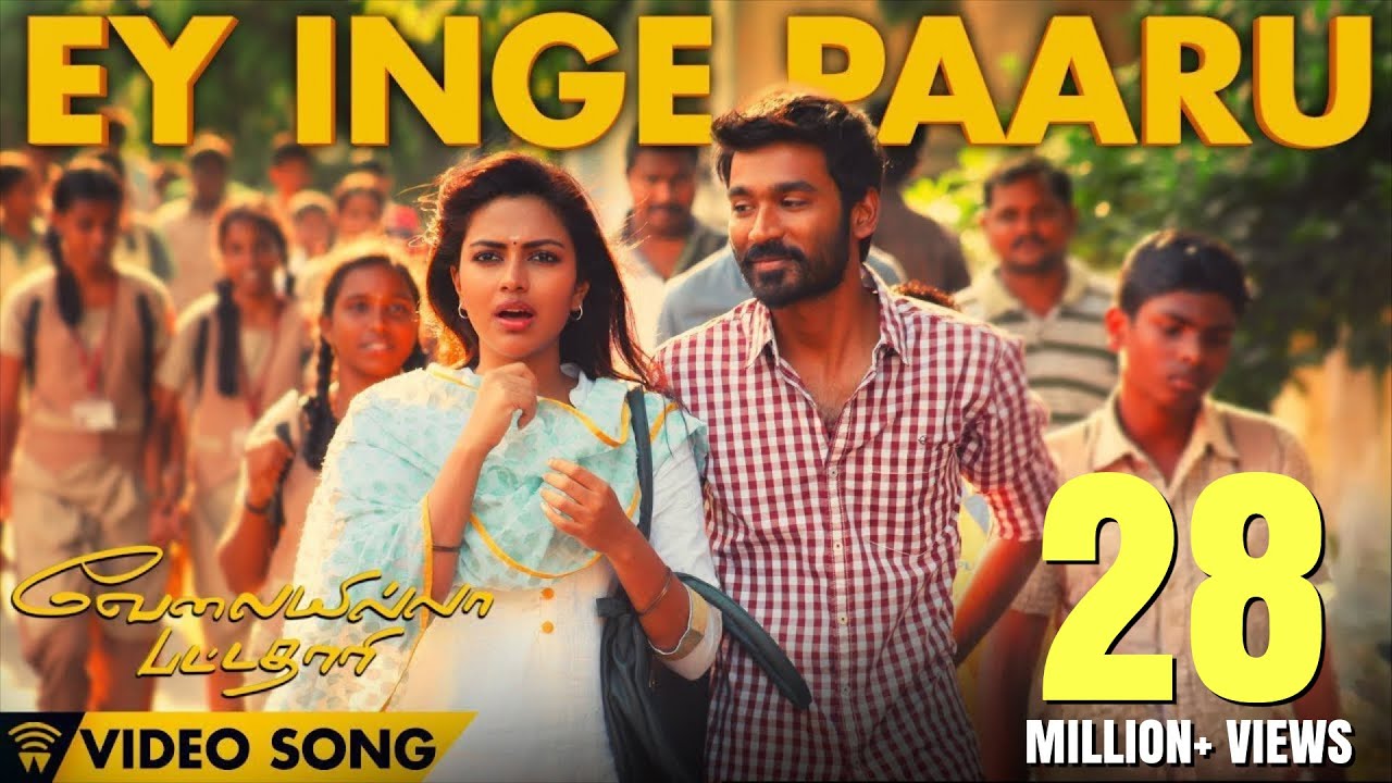 Ey Inga Paaru Lyrics  | Velaiyilla Pattathari | Anirudh Ravichander | Anirudh
