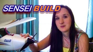 How to Build the Sensei RC Trainer Plane - Flyzone EP 58" Rx-R and RTF