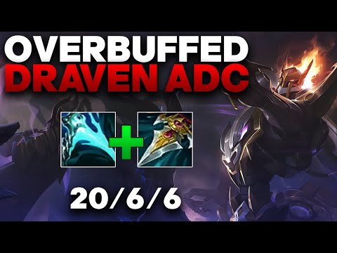 Draven ADC Gameplay - The Draven Buffs Went Too Far | League of Legends