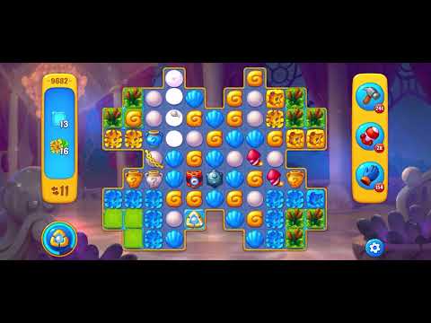 Fishdom level 9682 no boosters フィッシュダム ノーマル