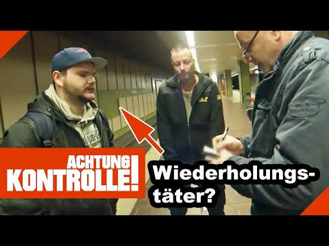 "Man lernt daraus nicht!" Wiederholungstäter beim Schwarzfahren!|2/2| Kabel Eins | Achtung Kontrolle