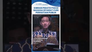 Momen Gibran Akhiri Pidato Pakai Bahasa Isyarat di Peringatan Hari Disabilitas Internasional