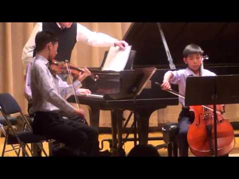 Mendelssohn, Piano Trio No. 1 in D minor - Myer Schwartz Piano Trio, Settlement Music School