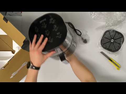 Мультипечь Rainberg RB-2268 сенсорная мощная 4200 Вт ,аэрогриль аэрофритюрница фритюрница для дому на 8 л - фото 1 - id-p2910911029