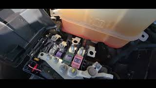 2018 Chevy Traverse battery removal notes