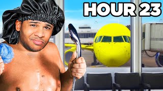 Trapped in A Airport for 24 Hours... ✈️😨