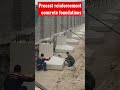 Precast reinforced concrete foundations construction techniques and procedures