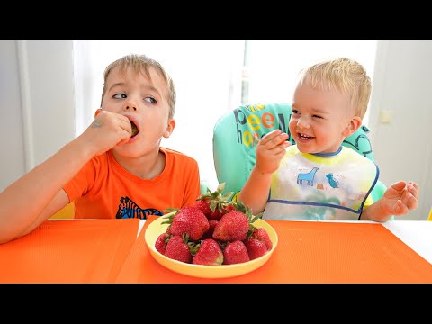 Niki quer ser um bom irmão para Chris - Vídeo de compilação para crianças