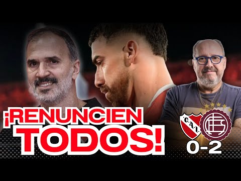 EVERYONE RESIGNS! - Independiente vs. Lanús (0-2) - ELDUKA