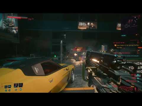 Cyberpunk 2077 ripping off turret fun