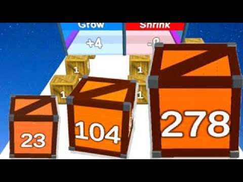 🍎NUMBER BOX RUN - Count Master : Level Up Numberblocks
