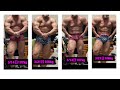 ステロイドサイクル8週目、1週間前より減量中にデカくなる💪🏾肩トレフル動画、リビングポージング1週間前との比較動画など収録👍