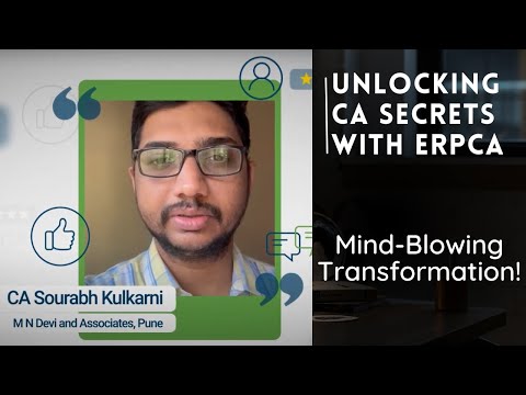 CA Sourabh Kulkarni Testimonial for ERPCA