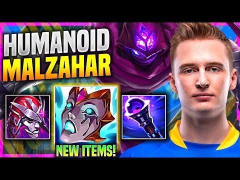 HUMANOID PICKS MALZAHAR WITH NEW ITEM LIANDRY'S! - MAD Humanoid Plays Malzahar MID vs Irelia! |