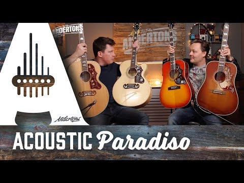 Gibson vs Epiphone Shootout - Hummingbirds & J200's