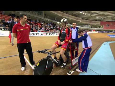 Jose Moreno Sanchez ESP - Men's 1km Time Trial - 2013 UCI World Track Championships